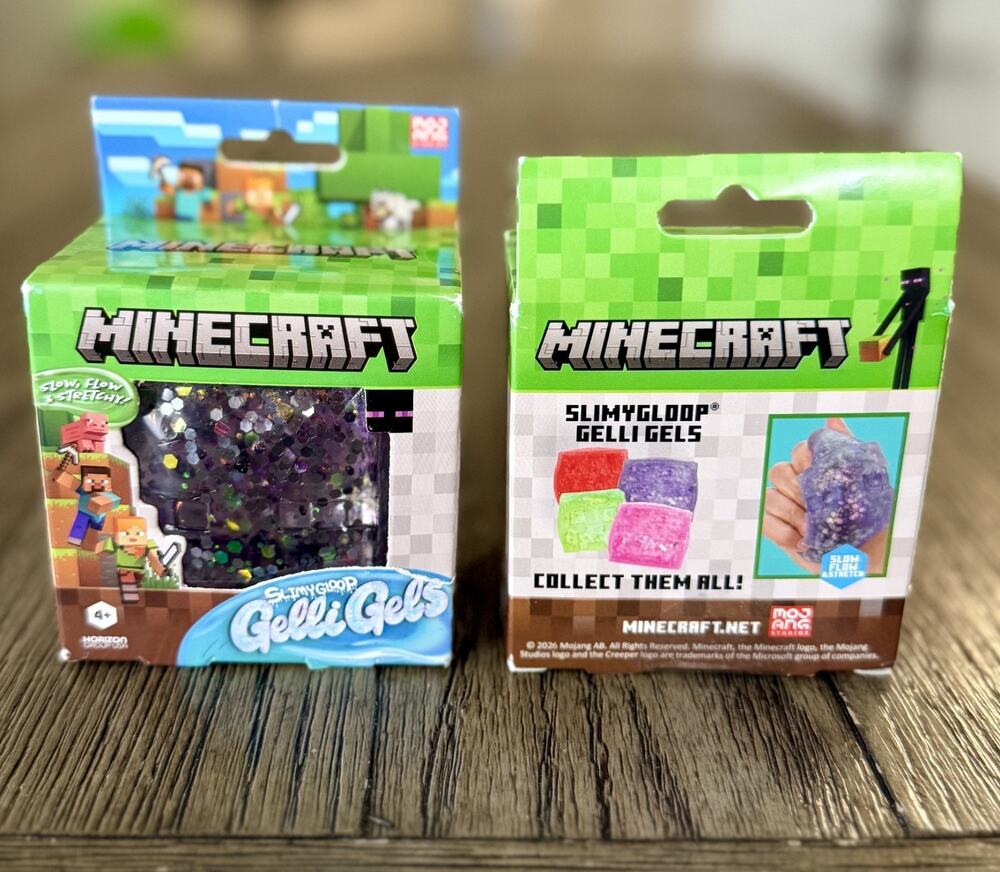 Minecraft Sugar Squishy Enderman Purple Glitter Squeeze Gelli Gel Fast Ship
